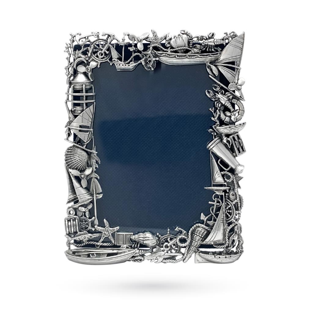 Cornice portafoto argento Giovanni Raspini yacht 11x15cm - GIOVANNI RASPINI