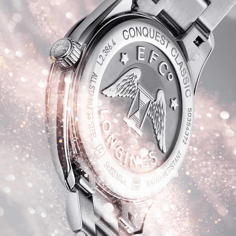  Longines Conquest Classic L2.386.4.72.6 Al Quarzo 34 mm - LONGINES