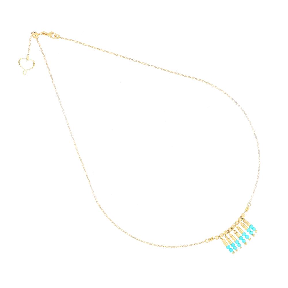 Girocollo Mia Africa Turchese Pendente - MAMAN ET SOPHIE