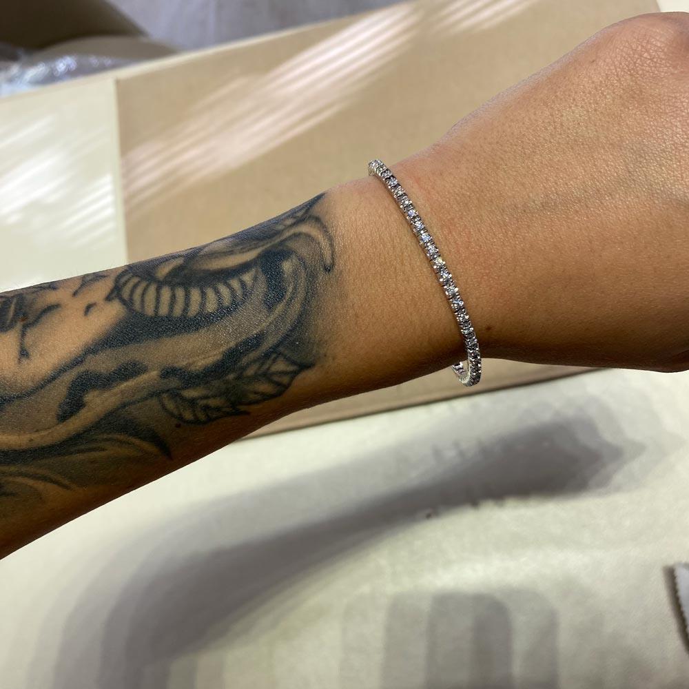  White gold diamond tennis bracelet 1,06ct G VS Mirco Visconti - MIRCO VISCONTI