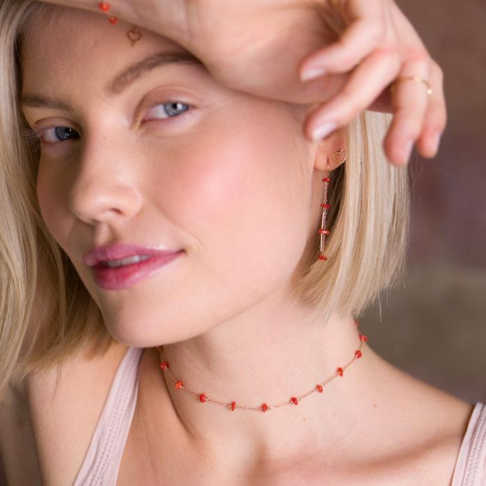  Maman et Sophie coral needle earring ORPTACO - MAMAN ET SOPHIE