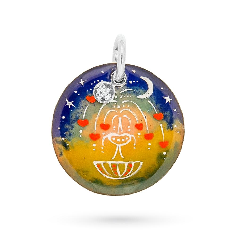 925 sterling silver and copper Gabriella Rivalta pendant Source of Love - GABRIELLA RIVALTA