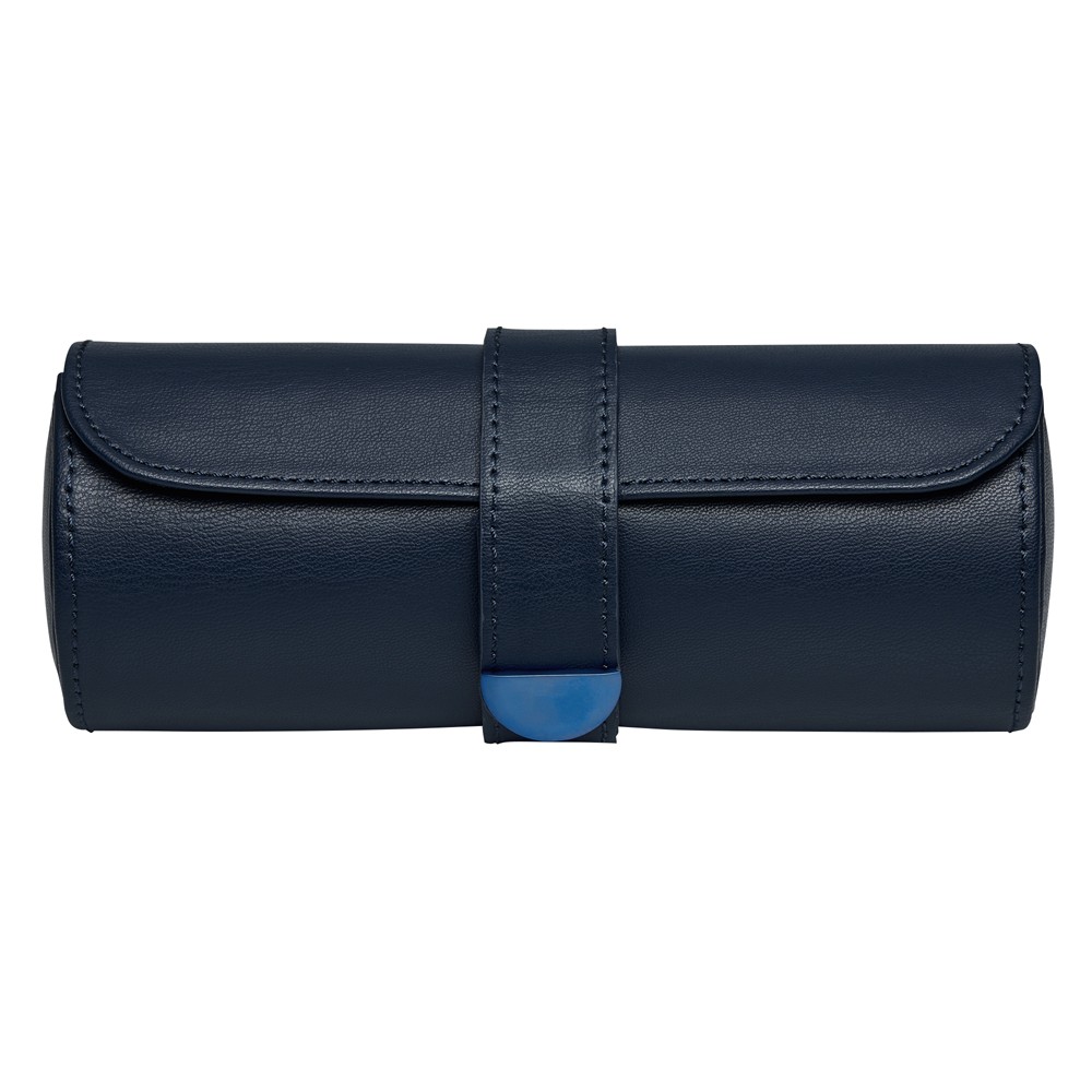  Rotolo per orologi triplo - Blu notte - WOLF