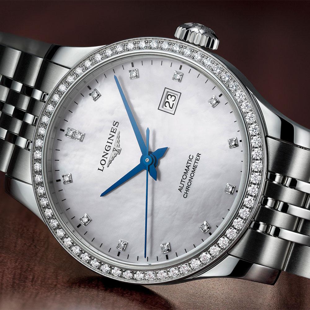  Longines Record L2.321.0.87.6 Automatico 30 mm - LONGINES