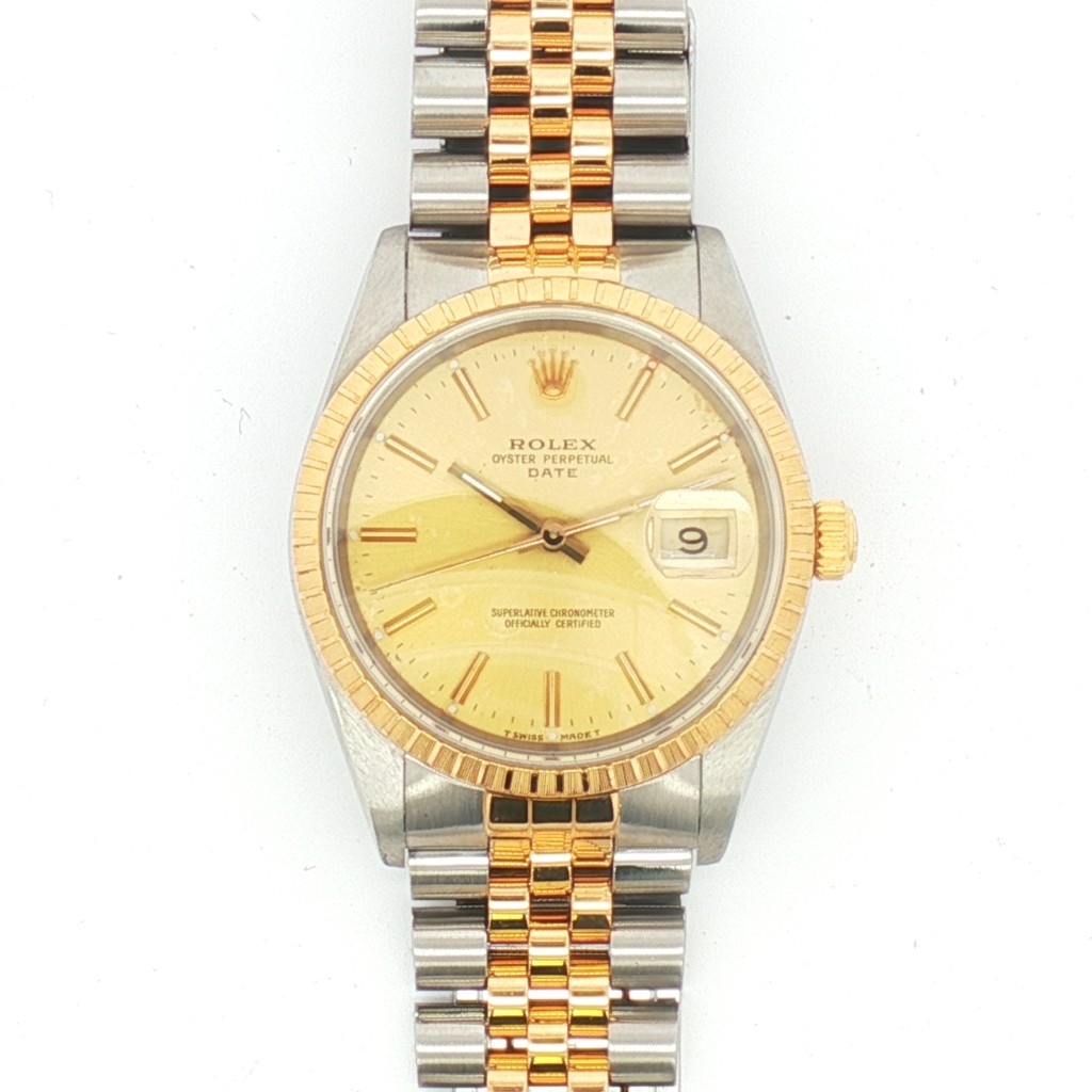 Rolex Date 15223 Acciaio PVD Oro Automatico Gold 34 mm - ROLEX