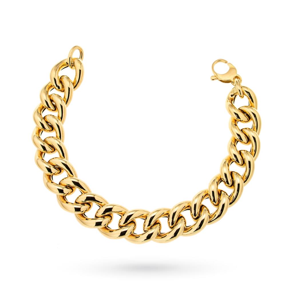 18kt yellow gold chain bracelet 20,5cm - UNBRANDED