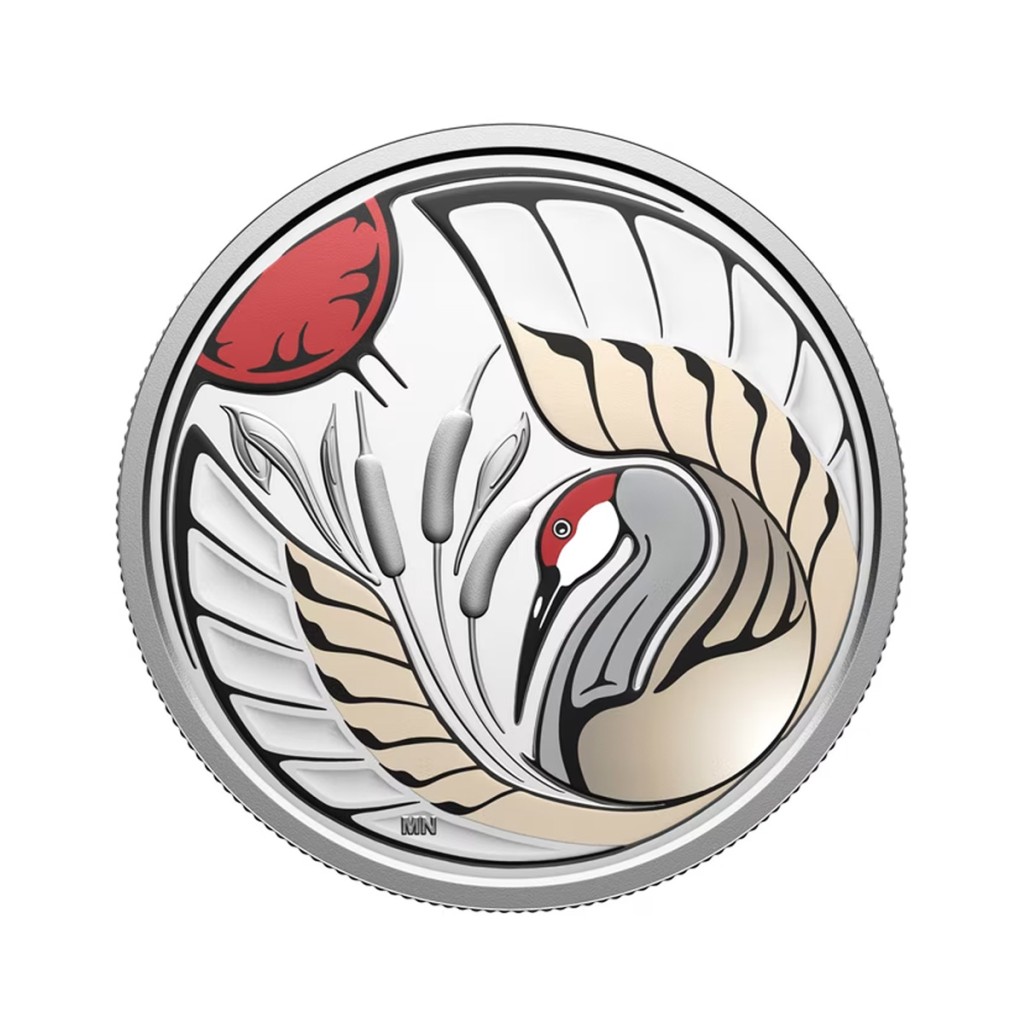 Clan Animals: Sandhill Crane &ndash; &frac34; oz. Fine Silver Coin - ROYAL CANADIAN MINT
