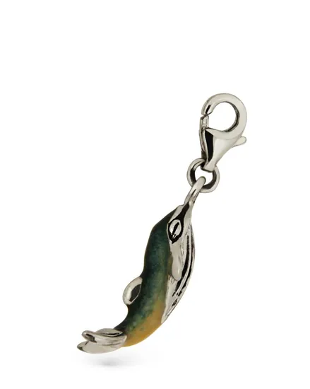 Ciondolo balena argento e smalto - SATURNO