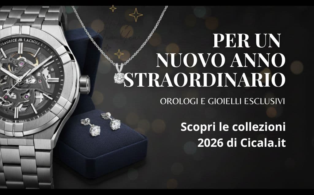 banner 20 frasi auguri buon anno - idee regalo gioielli e orologi Cicala